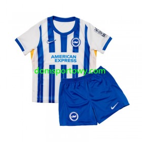 Koszulka Brighton Hove Albion Dziecięcy Domowe Koszulki Piłkarskie 2024-2025 Krótki Rękaw